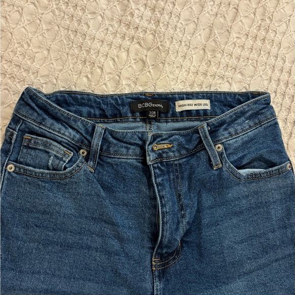 BCBG Dark Blue Flare Jeans - Picture 4 of 10